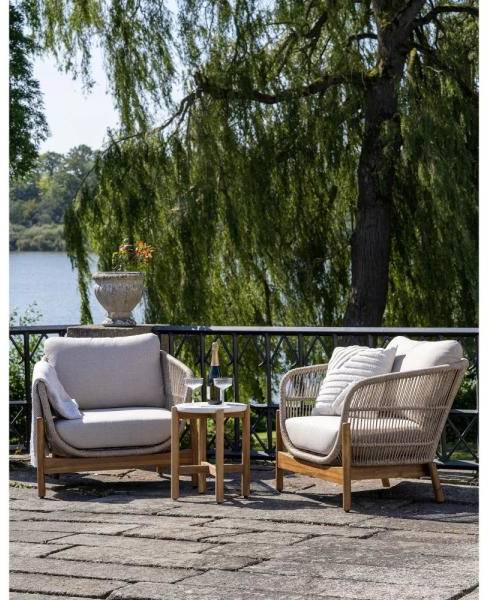 Terracina loungestol - Beige 