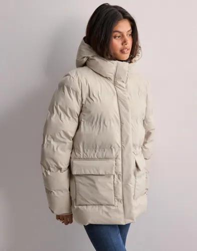 Pieces - Vit - Pcnorma Puffer Jacket Bc 