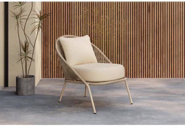 Lindos loungefåtölj - Beige 