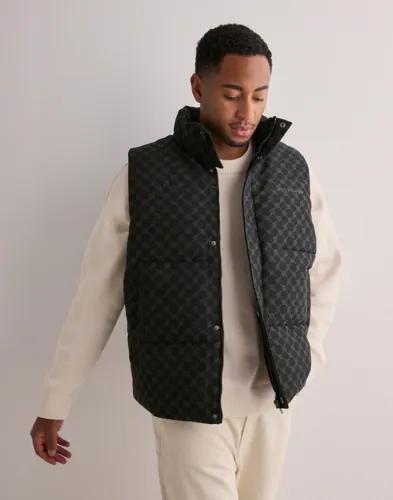 Daily Paper pondo monogram bodywarmer Västar Svart 