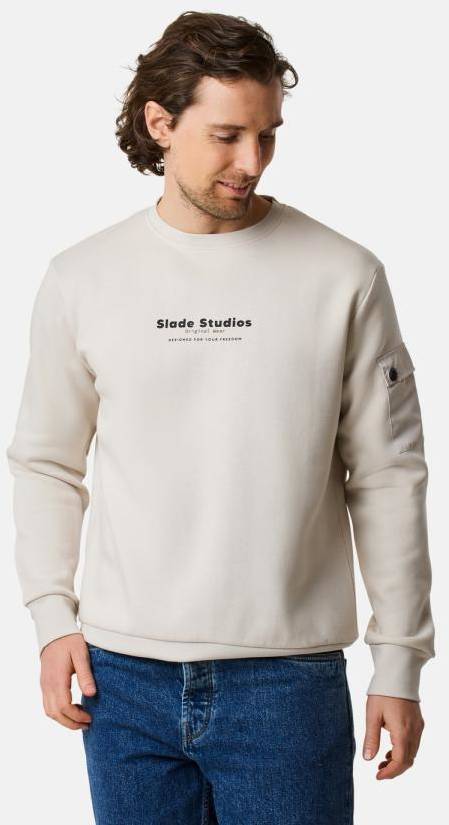 Slade Original Crewneck, Lt Khaki, Xl,  Sweatshirts 