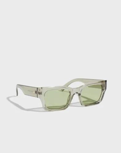 Le Specs Shmood Runda solglasögon Grå 