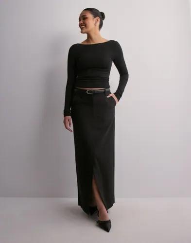 JJXX - Svart - Jxmary Mw Long Skirt Tlr 