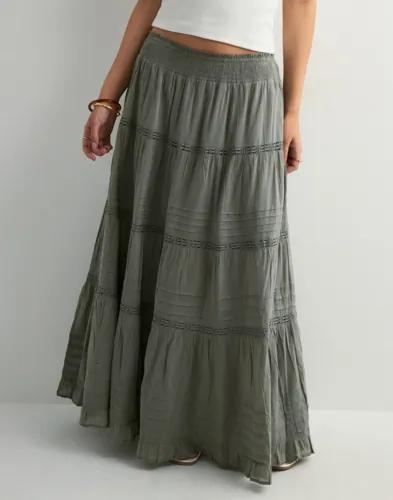 Neo Noir - Grön - Felicia S Voile Skirt 