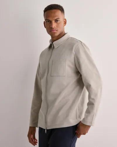 Ciszere Neo vegan suede overshirt 2.0 Overshirts Beige 