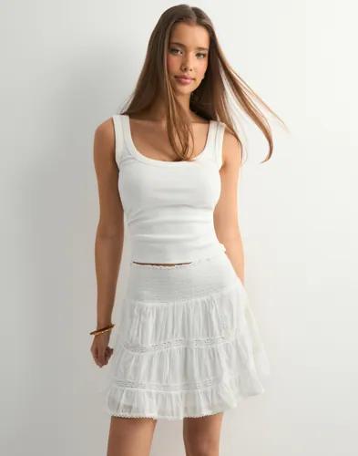 Neo Noir - Vit - Robby S Voile Skirt 