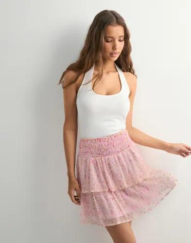Vero Moda - Rosa - Vmsmilla Hw Smock Short Skirt Wvn G 