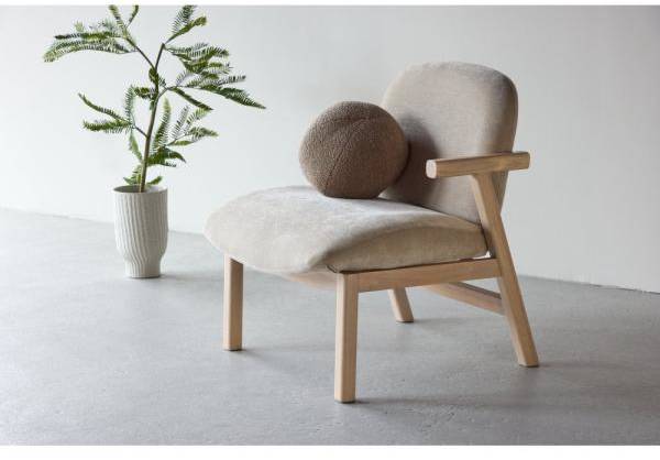Rile Fåtölj - Whitewash/Beige 