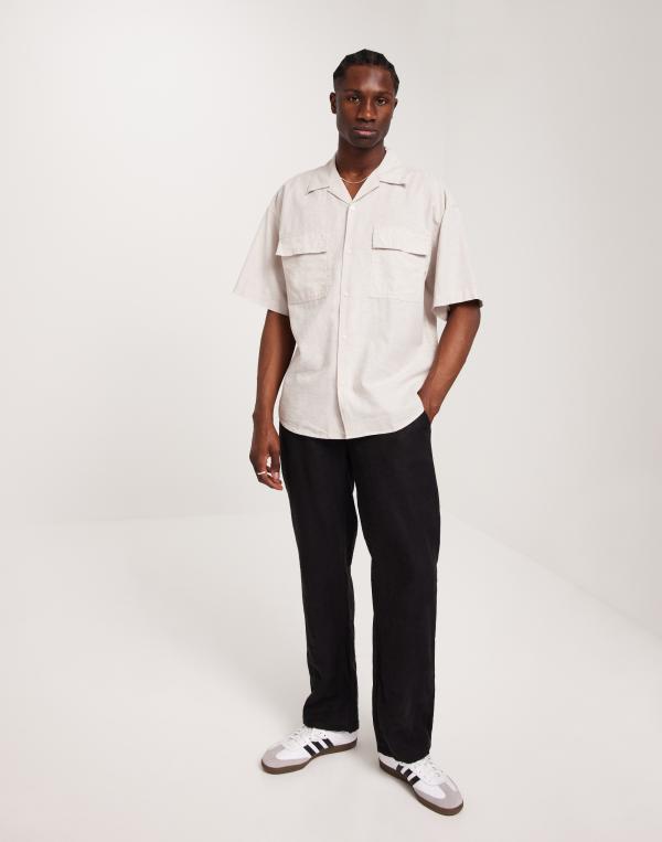 Jack & Jones Jorsummer Linen Blend Resort Shirt Linneskjortor Beige 