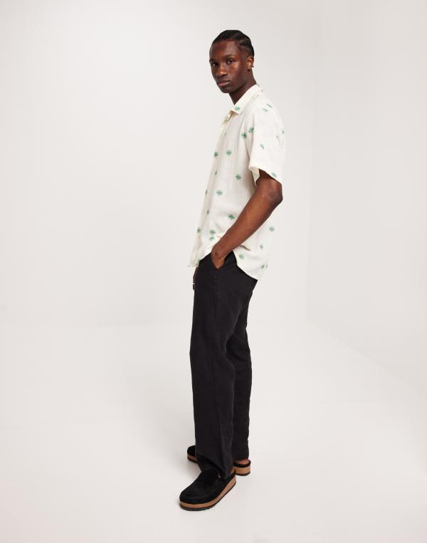 Les Deux Ira SS Shirt Kortärmade skjortor Beige 