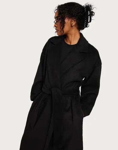 OBJECT - Svart - Objclara Oversize Wool Coat a Div 