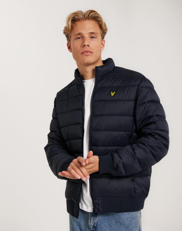 Lyle & Scott Funnel Neck Wadded Jacket Vinterjackor Blå 