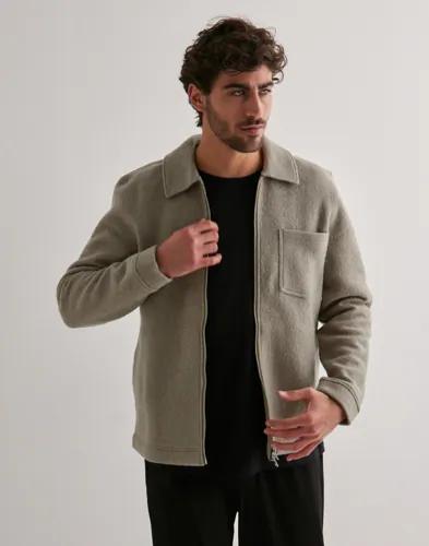 Samsøe Samsøe Hannes full zip 14612 Vårjackor Beige 