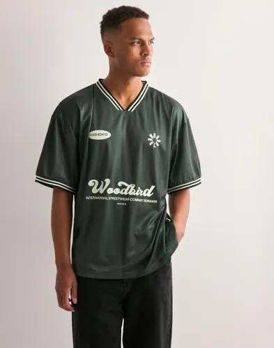 Woodbird WBBeam Sports Tee T-shirts med tryck Svart 