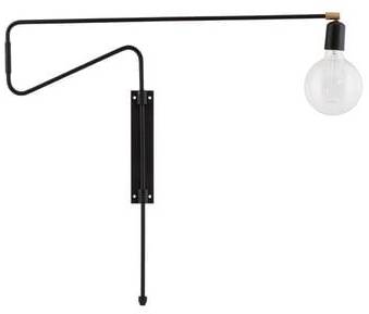 House Doctor Swing vägglampa svart stor, 70 cm 