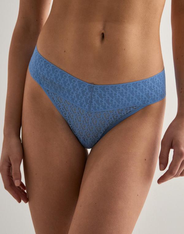 Calvin Klein Underwear - Blå - Low Rise Thong 