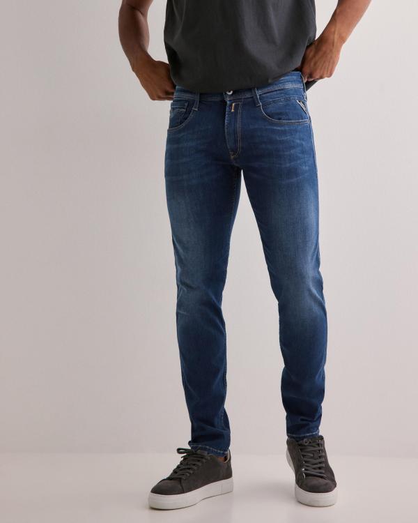Replay Anbass Slim fit jeans Blå 