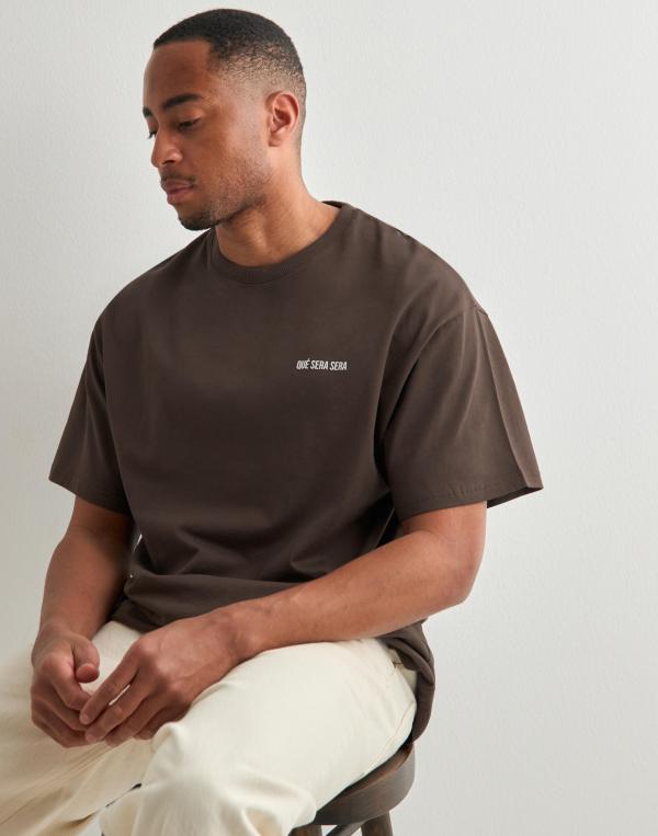 Que Sera Sera Tischi T-shirt Oversized t-shirts Brun 