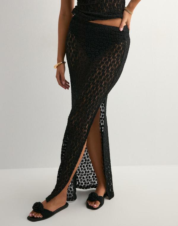 Nelly - Svart - Wonderful Lace Skirt 