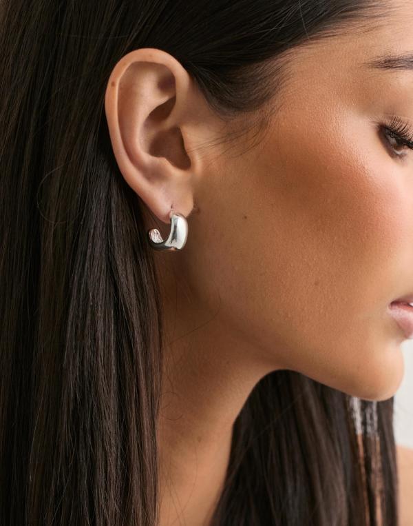 Pieces - Guld - Fpbella Small Hoop Plated Noos 