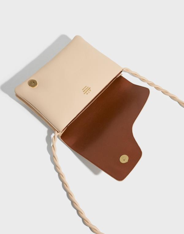 ATP ATELIER - Beige - Duronia Nappa Mini Crossbody Bag 