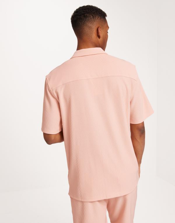 Brand Island Alonzo Shirt Kortärmade skjortor Rosa 