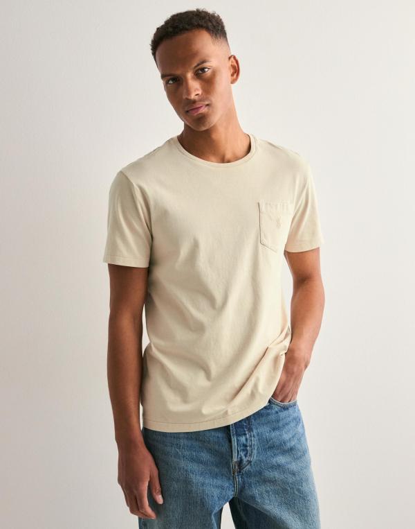 Polo Ralph Lauren SSCNPKTCMSM1-Short Sleeve-T-Shirt Märkes t-shirts Beige 