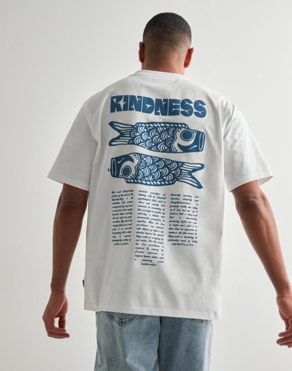 Woodbird WBBaine Kind Tee T-shirts med tryck Vit 