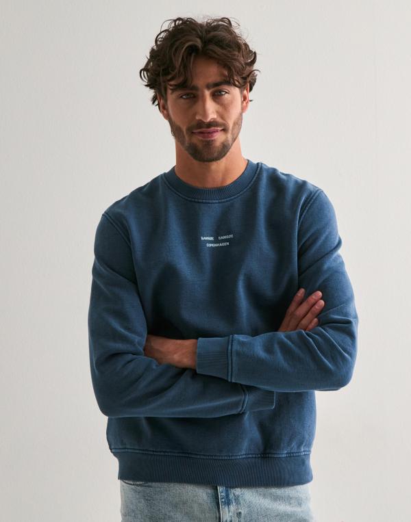 Samsøe Samsøe Samarcus Sweatshirt 14485 Sweatshirts Blå 