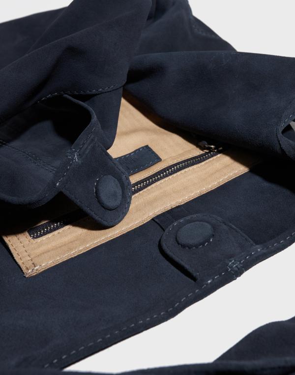 BECKSÖNDERGAARD - Blå - Suede Dalliea Bag 