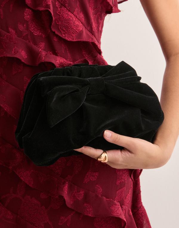 BECKSÖNDERGAARD - Svart - Velvet Bonita Bag 