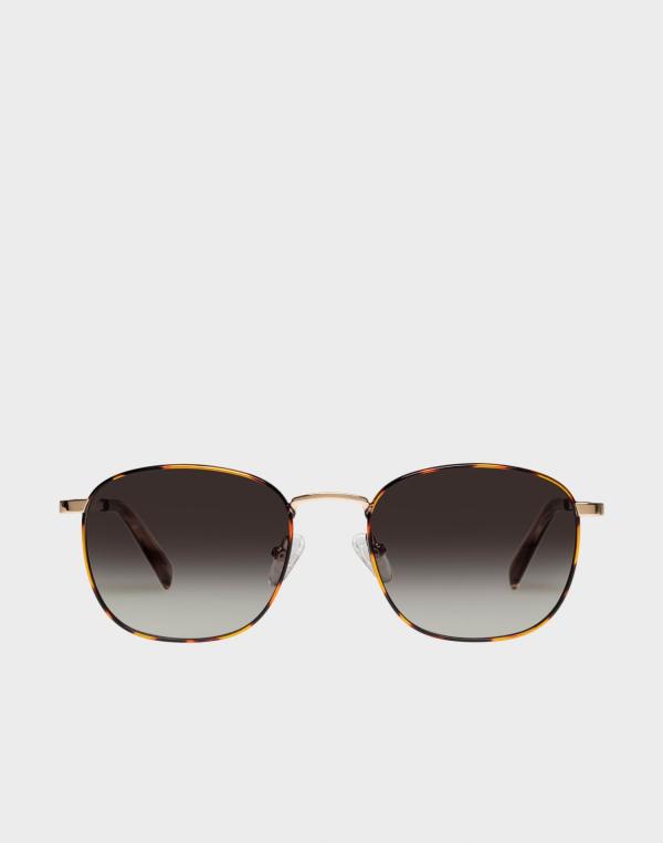 Le Specs Neptune Deux Solglasögon Brun 