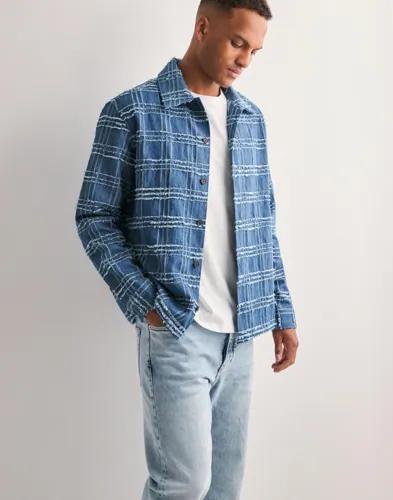Samsøe Samsøe Sacastor X Overshirt 15522 Overshirts Blå (Övriga Skjortor i kategorin Skjortor)