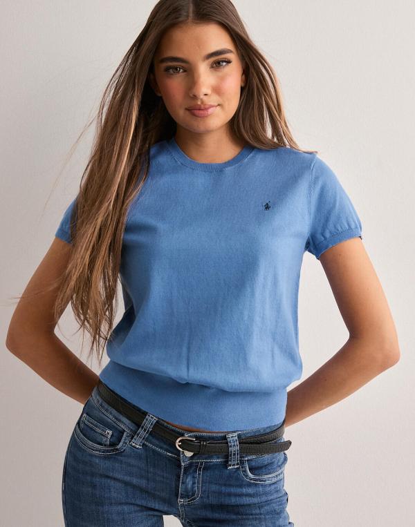 Polo Ralph Lauren - Blå - Ss Po-Short Sleeve-Pullover 
