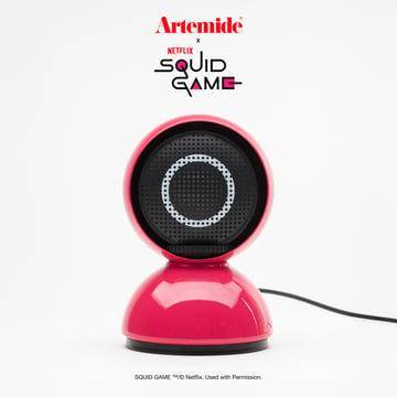 Artemide Eclisse x Squid Game bordslampa Special Edition Guard pink 