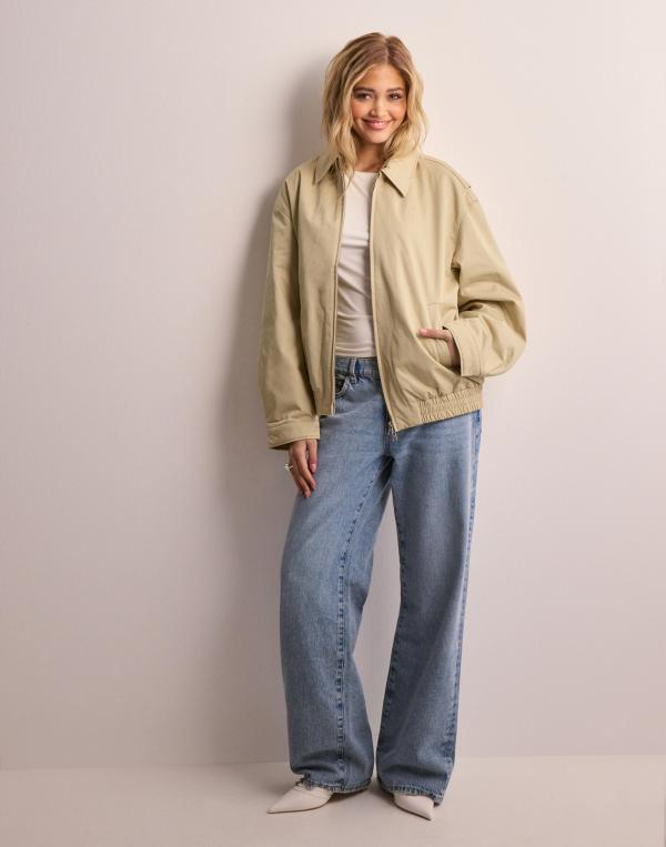 Calvin Klein Jeans - Beige - Cotton Bomber 