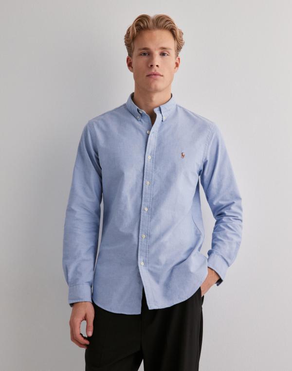 Polo Ralph Lauren Oxford Slim Fit Shirt Oxfordskjortor Blå 