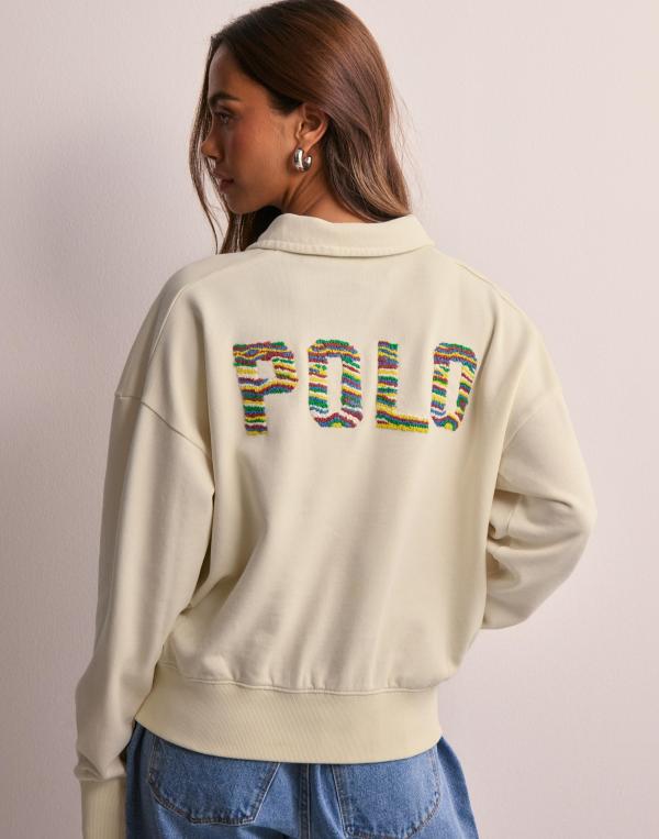 Polo Ralph Lauren - Beige - Pl Em Cl Po-Long Sleeve-Half Zip 