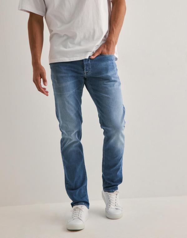 Replay GROVER Trousers Slim fit jeans Blå 