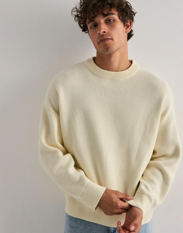 Jack & Jones Jorkobe Spring Knit Crew Neck Stickade tröjor Gul 