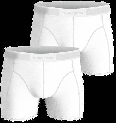 Björn Borg Organic Cotton Stretch Boxers 2-pack Vit, XXL 