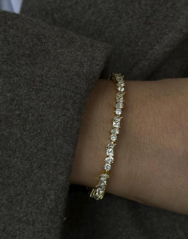 Muli Collection - Guld - Luxe Zirconia Bracelet 
