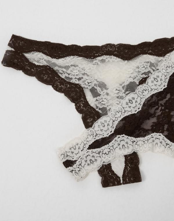 Nelly - Vit - Lovely Lace 2-Pack Thong 