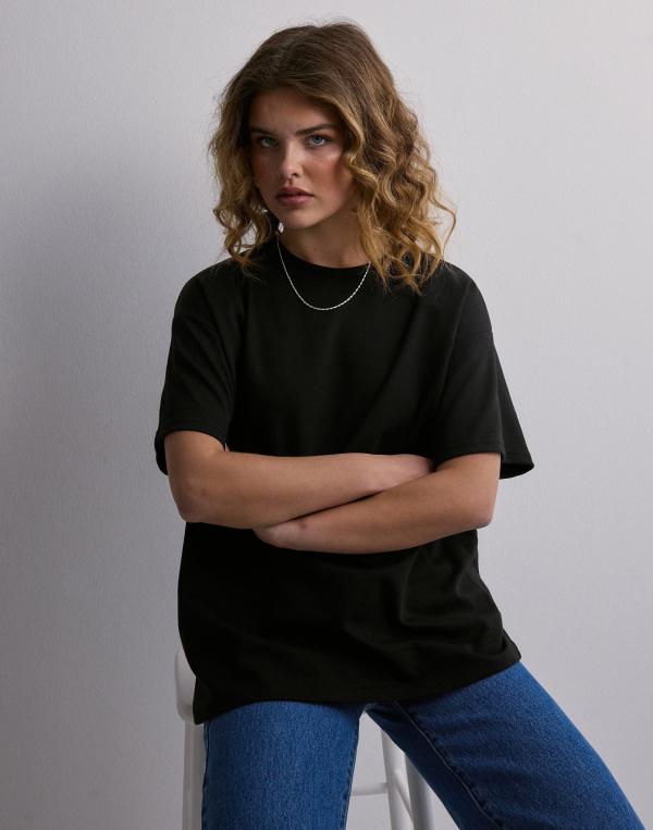 Pieces - Svart - Pcskylar Ss Oversized Tee Noos 
