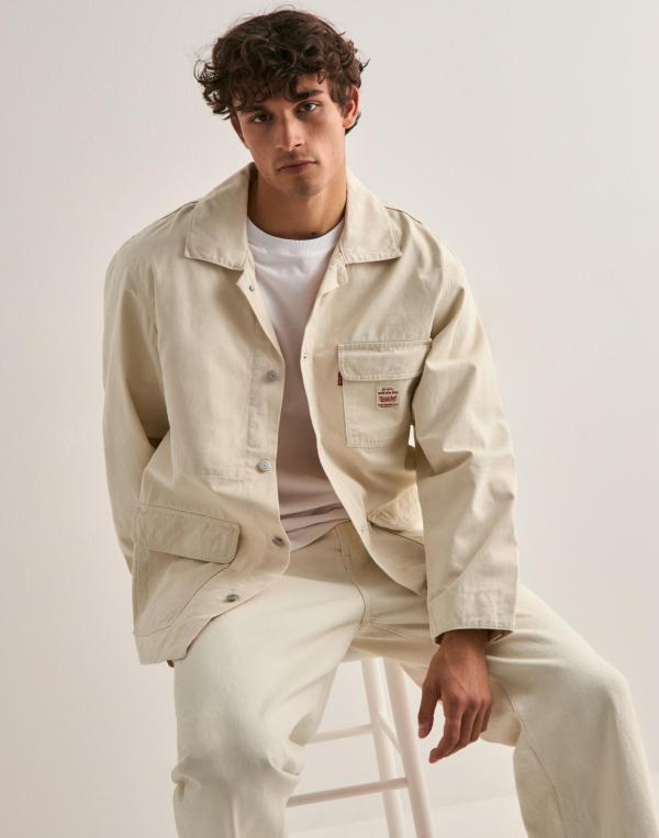 Levi's Broadway Enigneer Coat Undyed Jackor Beige 