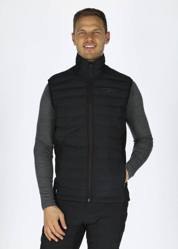 Nordic Hybrid Vest, Black/Charcoal, S,  Västar 