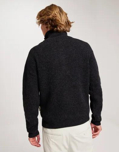 Woodbird WBLass Wool Half-Zip Half zip Svart 