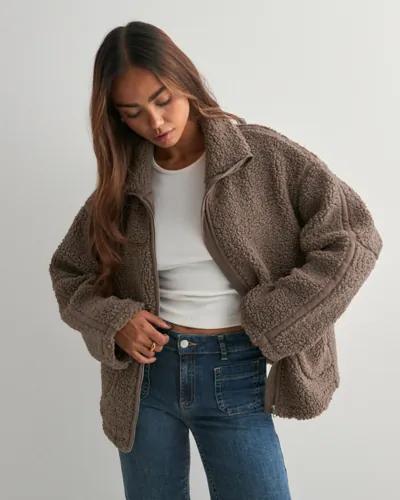 Nelly - Brun - Pile Jacket 