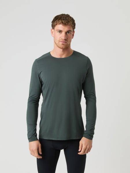 Björn Borg Borg Running Feather Long Sleeve T-shirt Grön, XXL 
