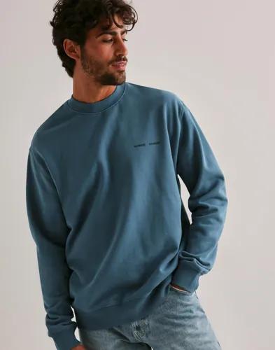 Samsøe Samsøe Norsbro crew neck 11720 Sweatshirts Blå 
